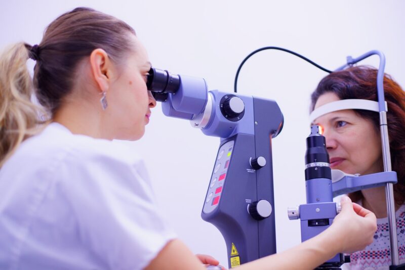 Eye Exam Woman