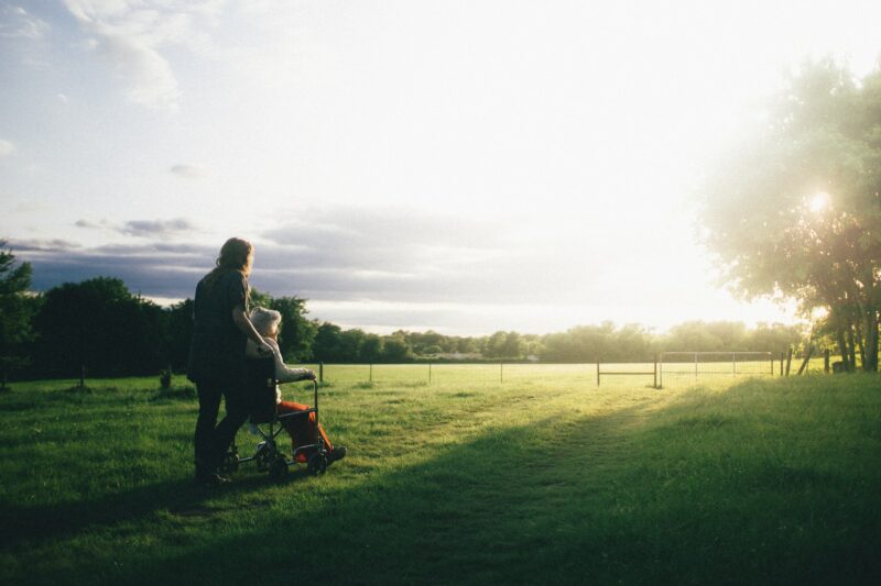 Women Staring Into Distance