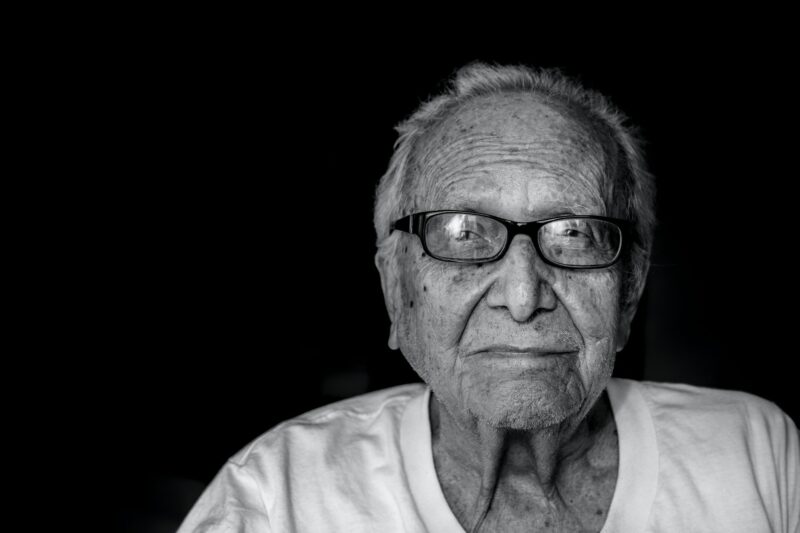 Elderly Man With Glasses