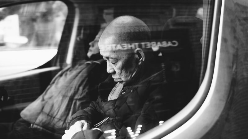 Elderly Man Sleeping