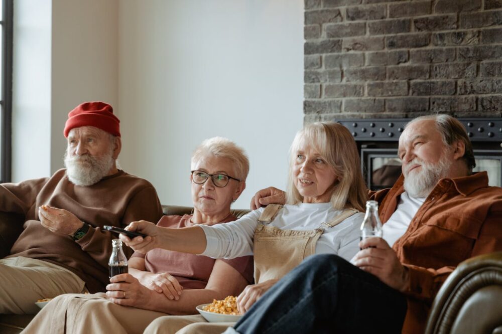 Group Of Elderly People Company