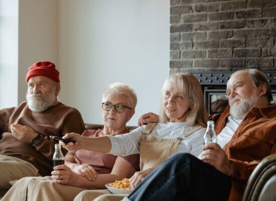 Group Of Elderly People Company