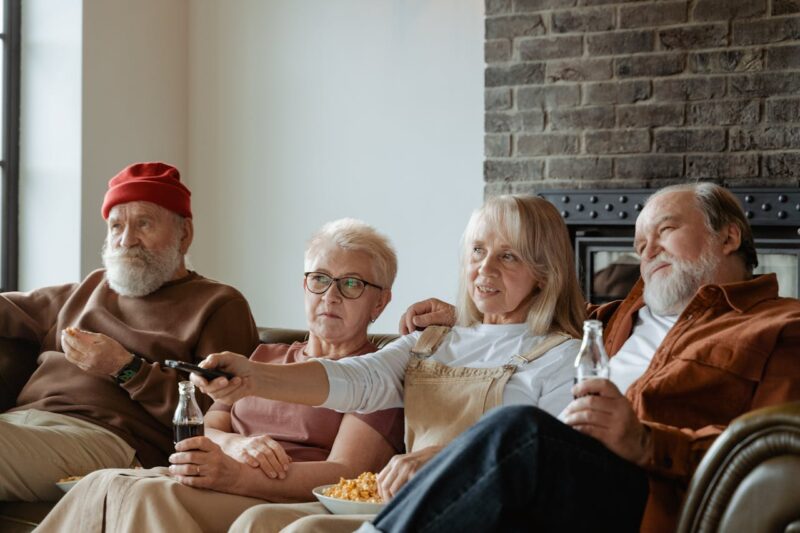 Group Of Elderly People Company